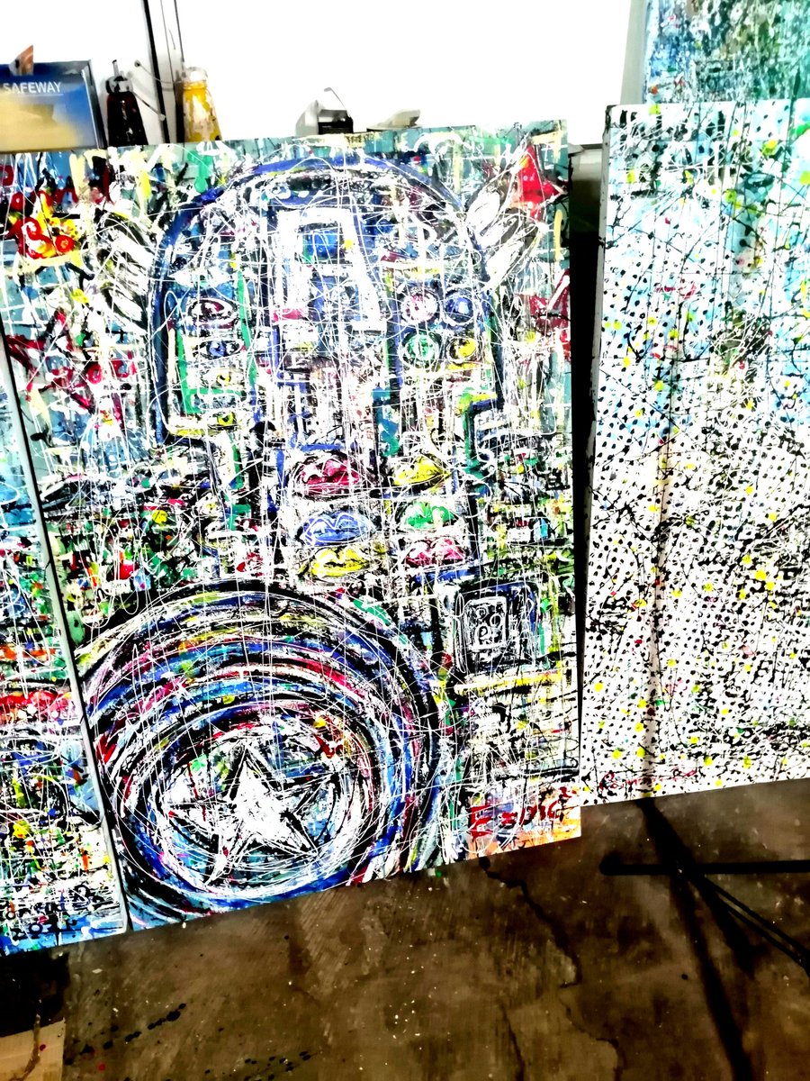 conradbo's tweet photo. Calculated Chaos in the Superblur Art Movement by Conrad Bo Hybridpointillism #hybridpointillism #conradbo #superblur #superblurart #janetsobelfication #picassofication #fication #superblurart #superstrokeart #pollockfication #calculatedchaos #calculatedchaosart #antisingularity https://t.co/UQ0YqLHe2J