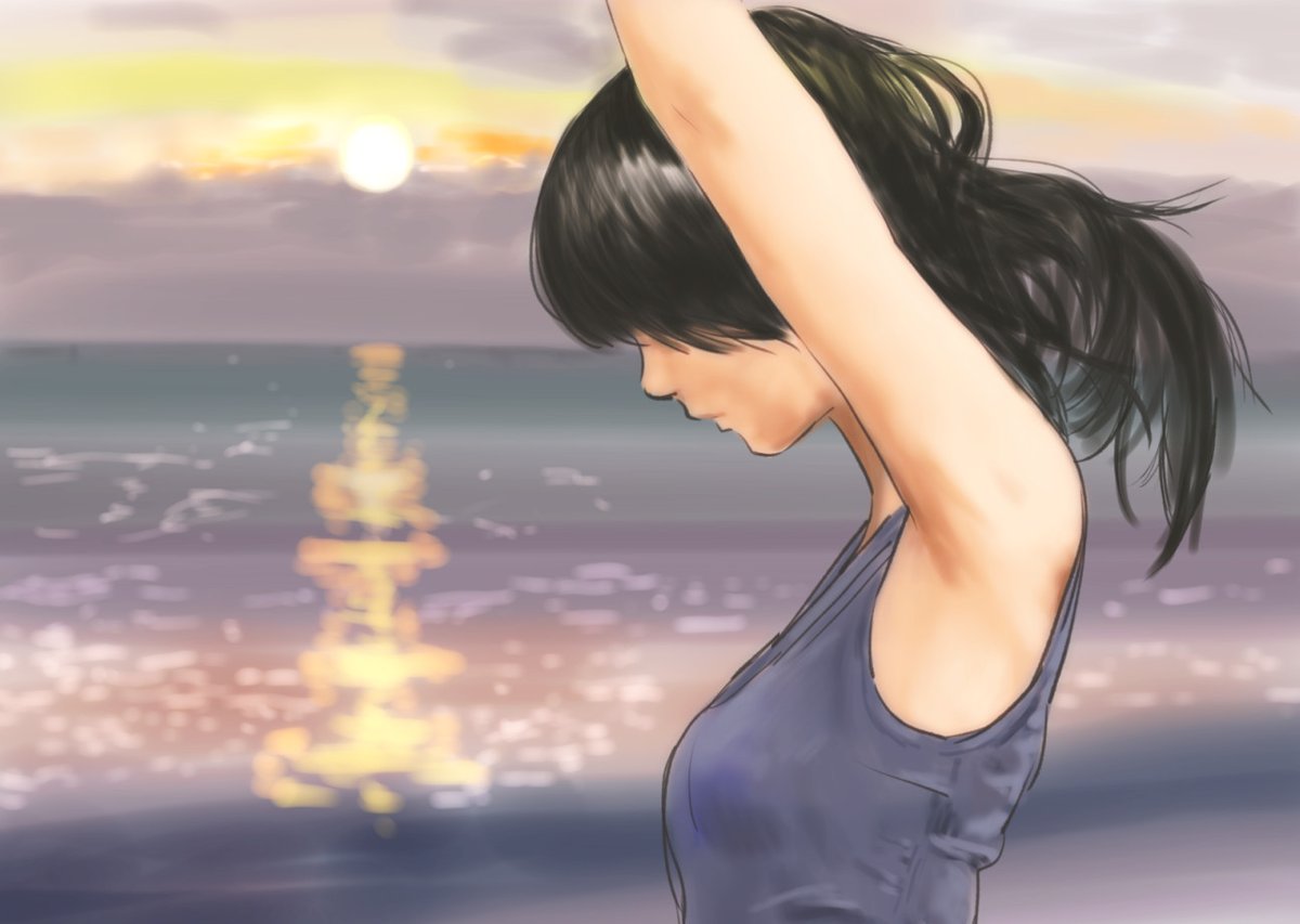 #みなさん去年の今頃はどんな絵描いてましたか  
頭からっぽにして描くか、写真や映画をもとに描いてた気がします 