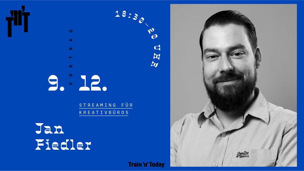 Wie bekommen Online-Meetings mit Kunden in #Zoom, #Teams, #Skype oder #Livestream­s einen profes­sio­nellen Look?
Jan Fiedler stellt #OBS vor (u.a. Grafik­einblen­dungen, Corporate-Design-Inhalte, Über­gänge). Online-Vortrag: »Streaming für Kreativbüros«
tgm-online.de/angebot/event/…