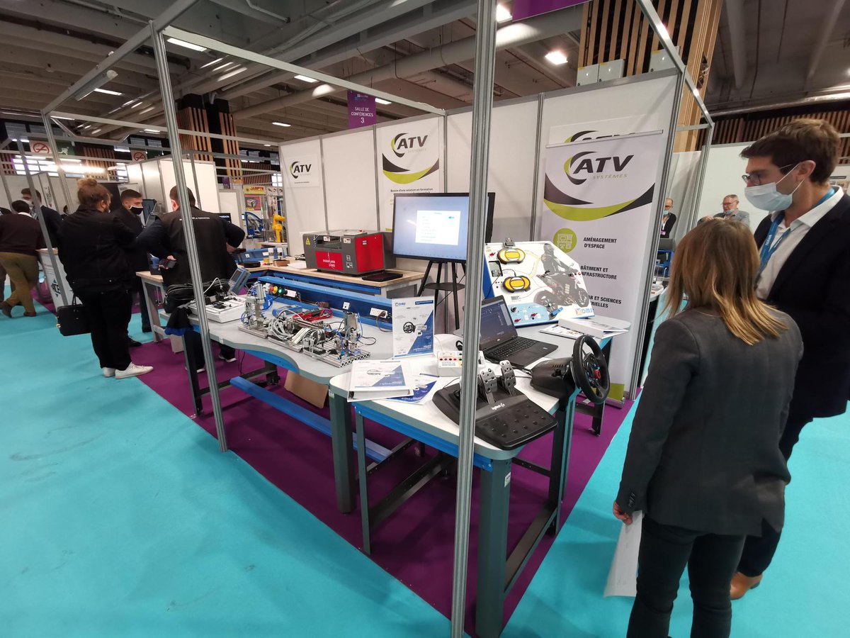 ATV_Systemes's tweet photo. @educatectice 2021, c'est parti ! 
Rejoignez-nous du 24 au 26 novembre sur les stands J18-K19 &amp; K18
#EducatecTice #Educatec https://t.co/OwJh1PCMaf