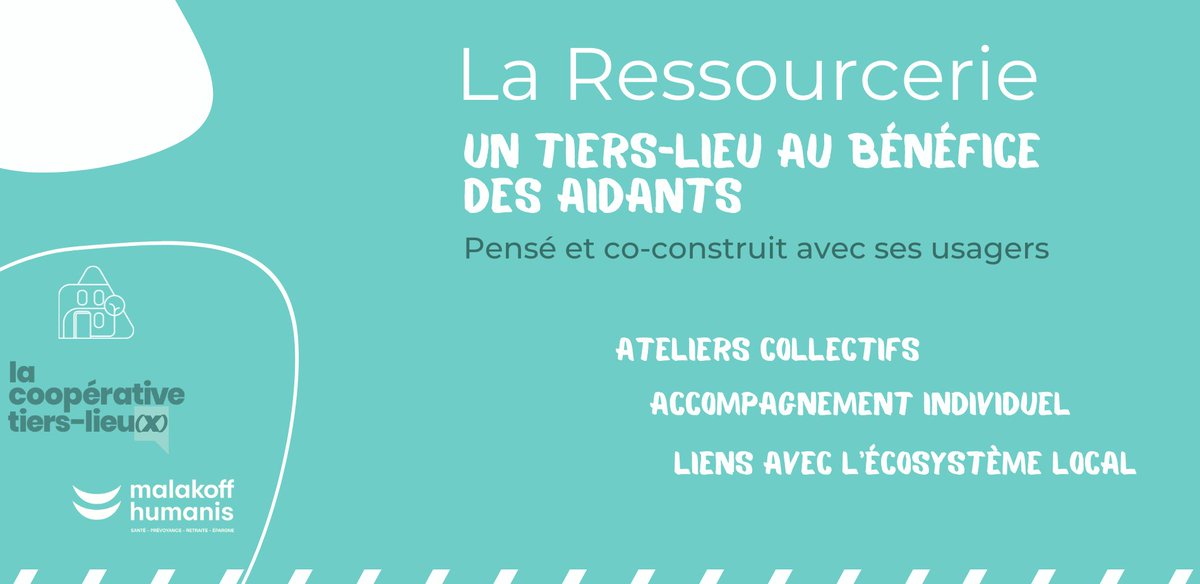 📍 La Ressourcerie est référencée sur la carte de la coopérative des <a href="/TiersLieux/">TiersLieux</a>

Deux années à peaufiner notre démarche située au carrefour de l'accompagnement et de l'animation pour créer un lieu de vie au bénéfice des aidants et ouvert à tous.

#tierslieu #aidants #innovation