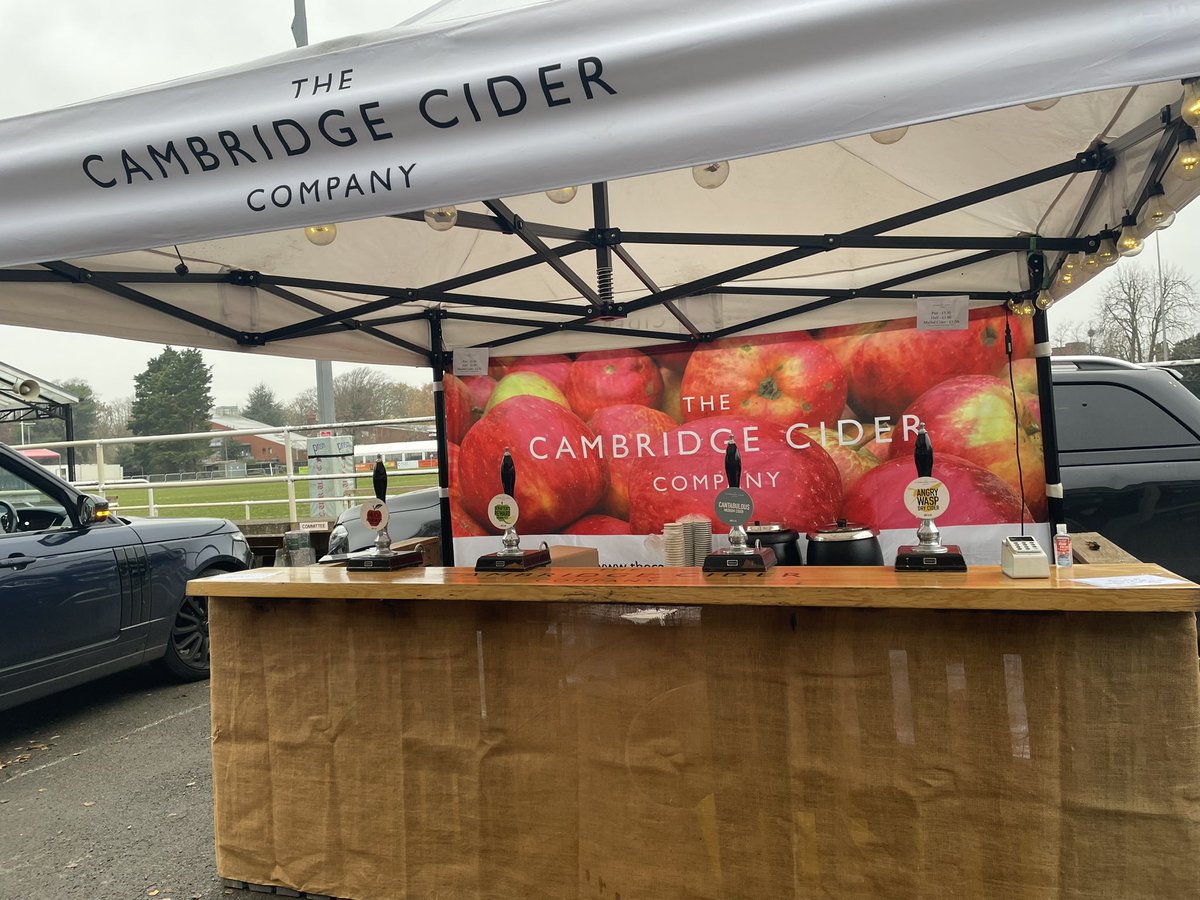 All good to go at Grange Road for the annual Steele-Bodger game. Our mulled cider making its first outing of the year. #steelebodger