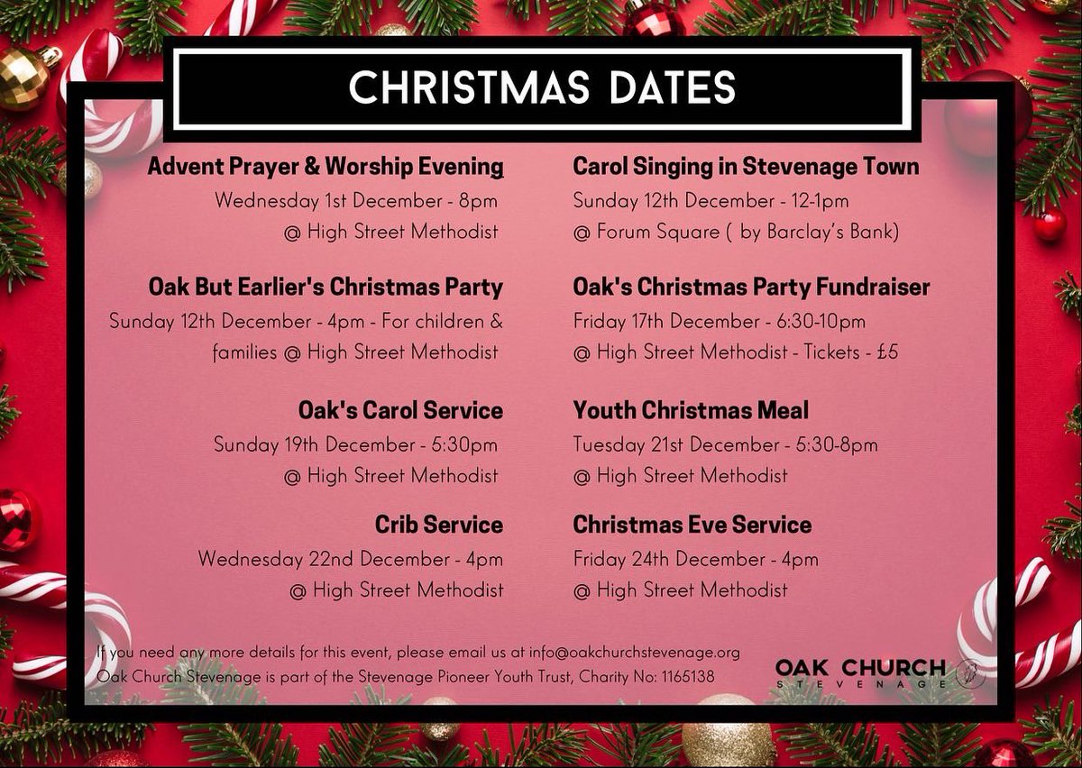 It’s beginning to look a lot like Christmas!🎄

Check out our Christmas dates &amp; pop them in your diary.
We’re going to have a blast!🎉