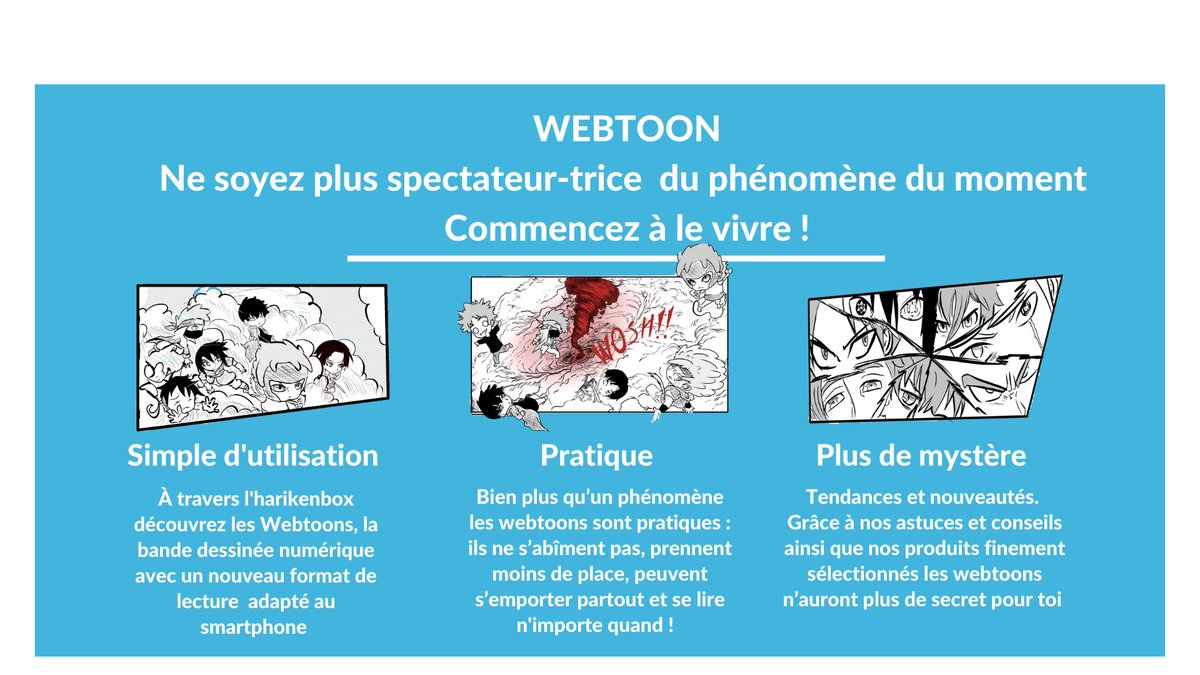 ReaperScansFR's tweet photo. Nous sommes honorés de vous présenter notre nouveau partenariat officiel avec @harikenbox 🥳

La HARIKENBOX c’est tout simplement la toute première box à recevoir chez soi qui comprends également l’univers du webtoon : https://t.co/B2s0vZD50g

(1/2) https://t.co/GCCf3mRZM1