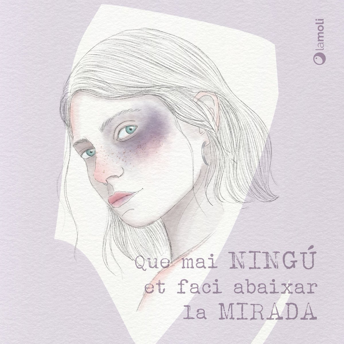 lamolidesign's tweet photo. Demà és el dia internacional per a l'eliminació de la violència envers les dones. Ho he il·lustrat així. CAP agressió és justificable.
#25novembre #semprejuntes #semprefortes https://t.co/BsTabBeb4d