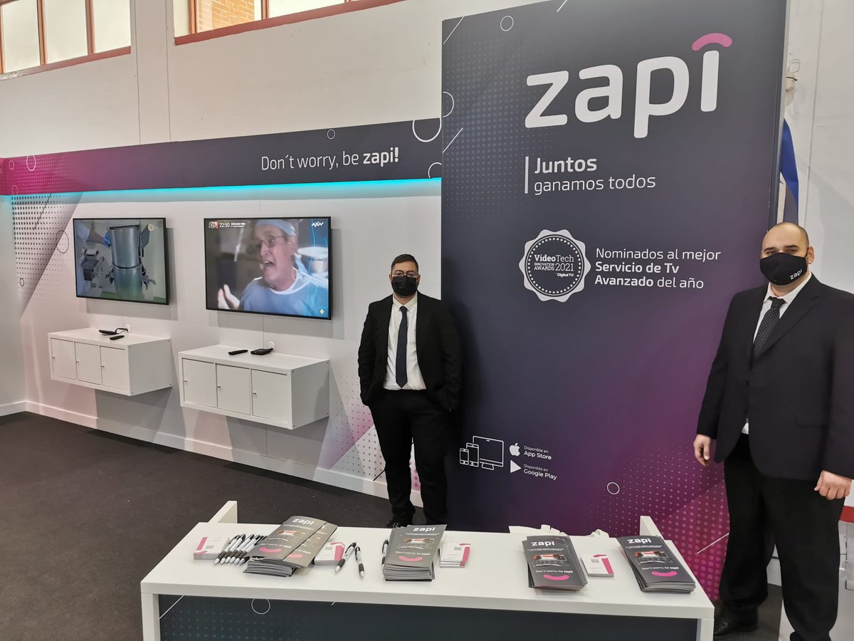 zapi_TV's tweet photo. 📢 ¡Acércate por nuestro stand en la Feria Tecnológica de #Acutel que se celebrado en @FERMASA_GRANADA e infórmate sobre todas nuestra novedades!🆕

#Granada #ACUTEL21 #FeriaACUTEL #FeriaAcutel #Armilla https://t.co/nIOA1aPLfO