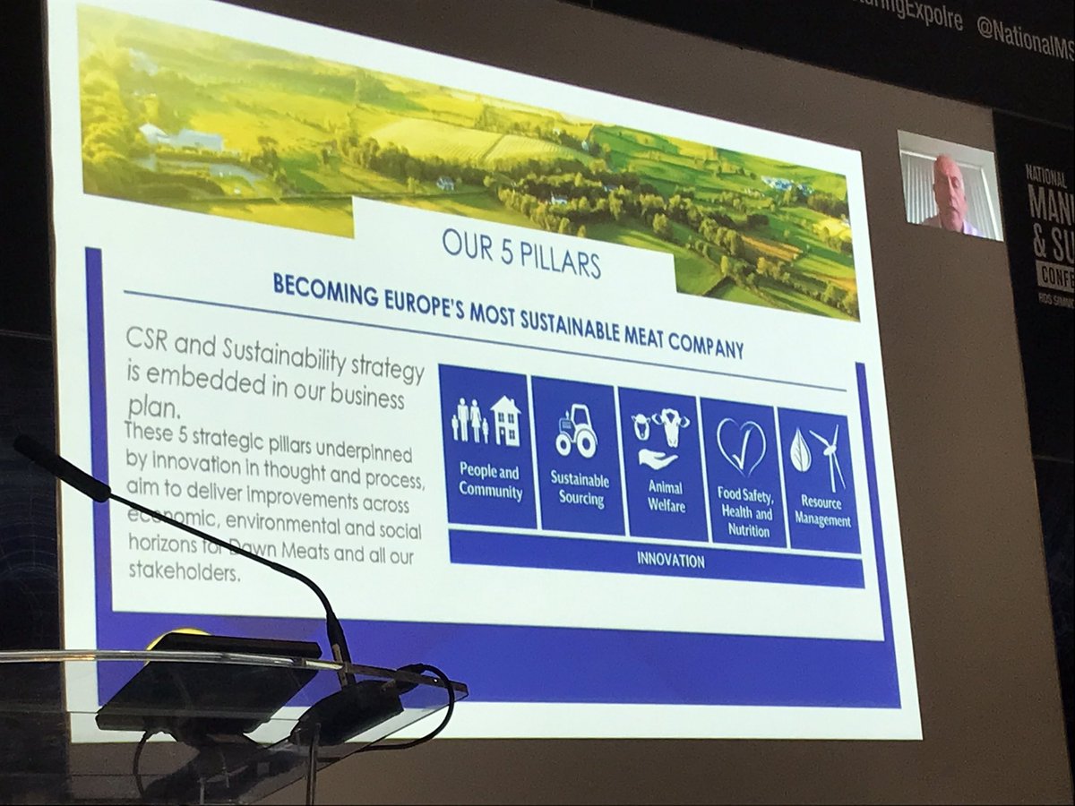 Great to hear from Brian in <a href="/dawnmeatsgroup/">Dawn Meats</a>  highlighting their targets, sustainability highlights and framework for the group - #success project  with partners <a href="/BHSLIreland/">BHSL Waste Solutions</a> <a href="/HR_EDIUL/">UniversityofLimerickEDI@EDI</a> <a href="/circuleire/">CIRCULÉIRE</a> <a href="/IMR_ie/">IMR</a> <a href="/EPAResearchNews/">EPA Research News</a> #DECC and <a href="/ClimateKIC/">EIT Climate-KIC</a>