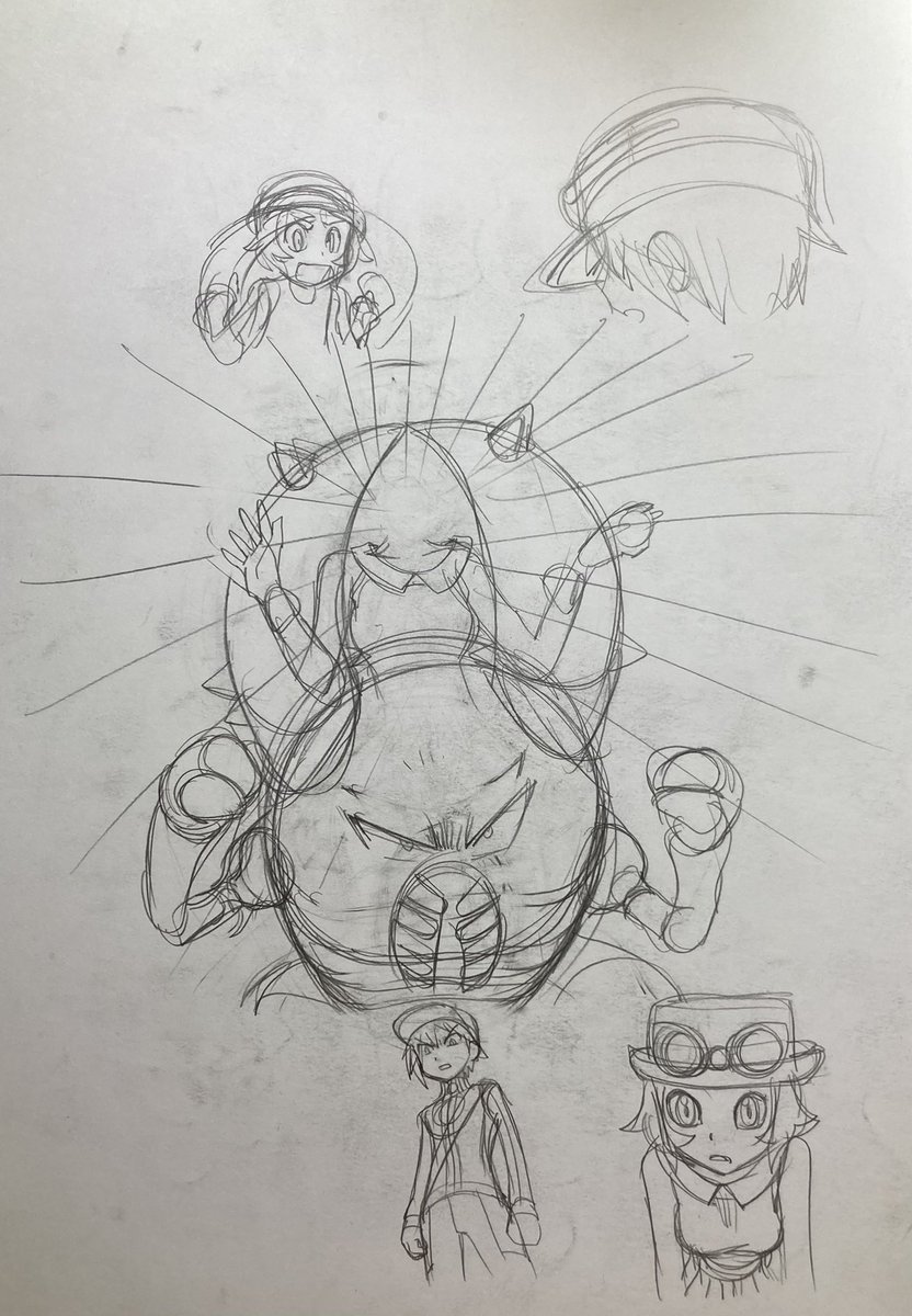 60巻140ページ、裏の下絵を見るとルットの殺気あふれる表情がちゃんと描いてあります。 