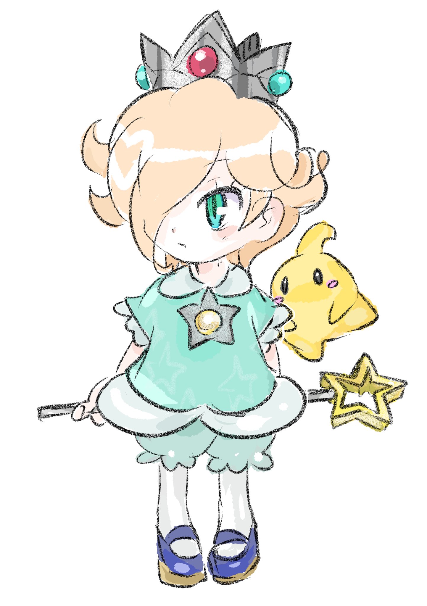 ロジー&マリオファンの集い on X: RT @Iroirosuruzo: #ロゼッタ #ベビィロゼッタ #チコ #らくがき #イラスト # Rosetta #Rosalina #SuperMario t.co6rSiYO60JD  X
