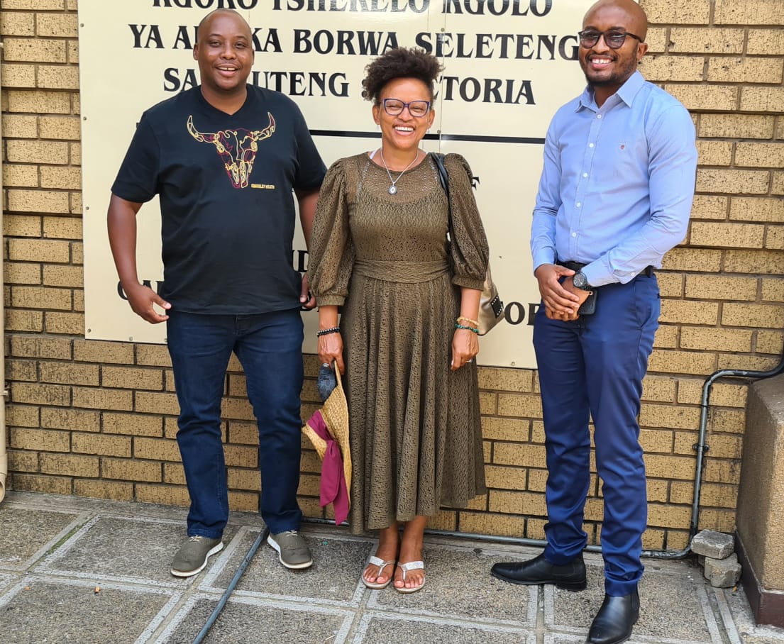 NotInMyNameINT's tweet photo. #NOTINMYNAME along with Mandisa Mashego are back in court to call for justice!!

Bishop Stephen Zondo has been charged with several counts of rape. He is currently appearing at the Pretoria High Court.
He is pleading not guilty on all 10 counts of rape and sexual assault. https://t.co/XMiSGkxsnd