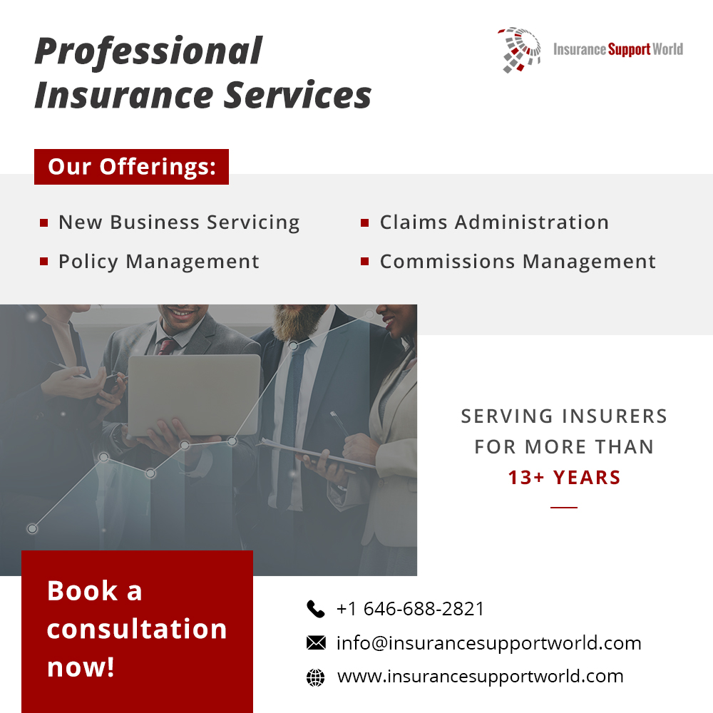 Streamline your #insurance firm's back-office functions and take your #business toward success with Insurance Support World. Talk to one of our experts now or send your queries to info@insurancesupportworld.com