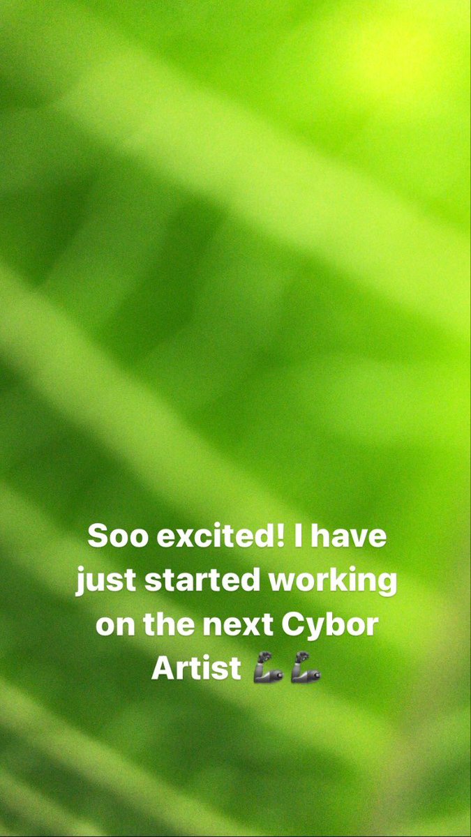 squarefinger1's tweet photo. It's cooooming! #cyborartist #nft 

Available only on @relayxio https://t.co/9urSxLXXds