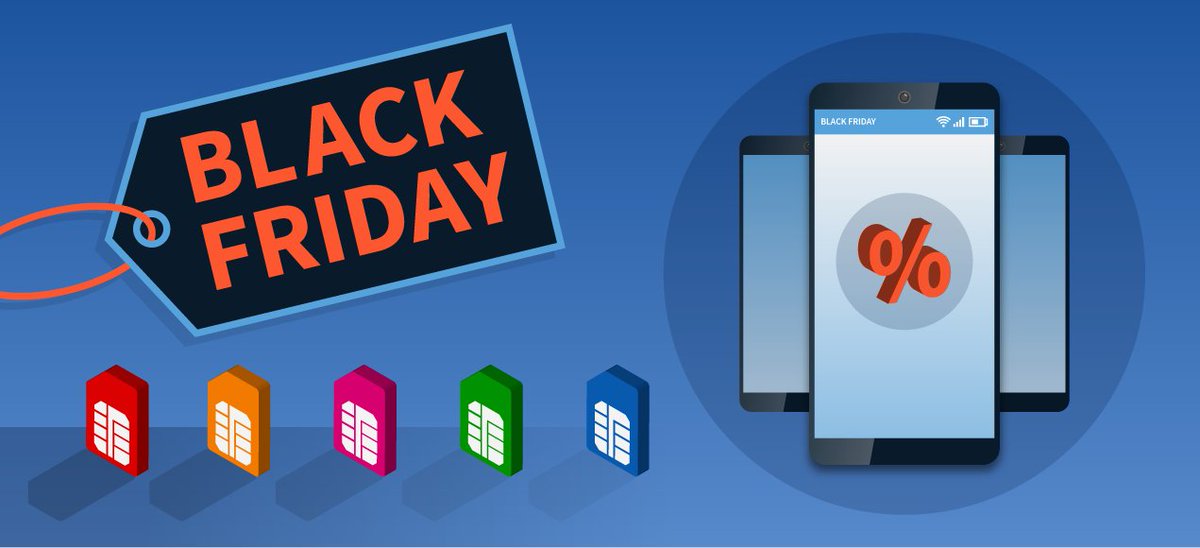 Black Friday is pas over drie dagen, maar nu al geven veel providers hoge kortingen of cadeau's weg. Check bij ons alle acties van providers!  bellen.com/mobiel/black-f…