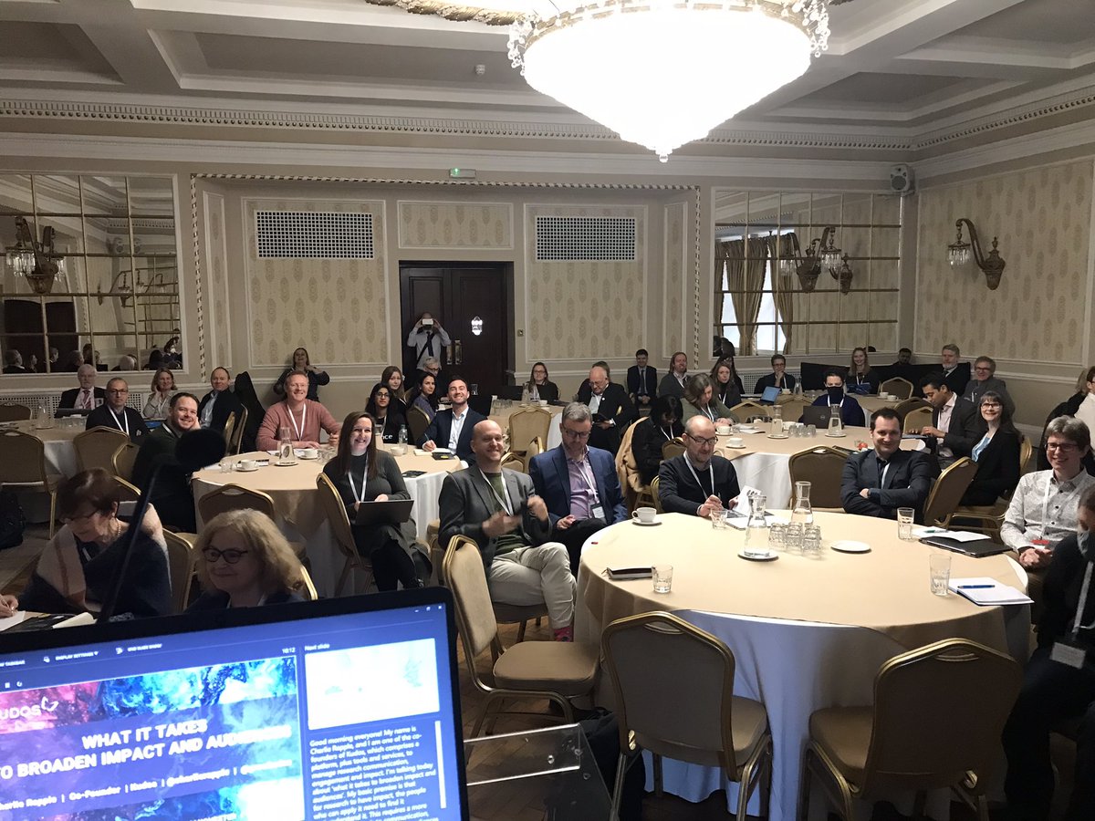 charlierapple's tweet photo. @BenMcLeish And lo! PEOPLE! #refofe #research #impact #conference #inperson! https://t.co/jkbwm9c3Ui