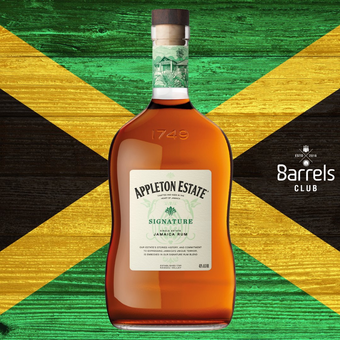8BarrelsClub's tweet photo. Appleton Estate rums, born and bred in Jamaica!

Beautiful harvest gold and amber colour, with remarkable clarity and brilliance. https://t.co/7RPhWgsse2