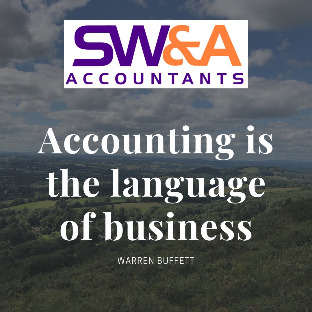 SW_and_A's tweet photo. #WednesdayWisdom

Our team is made up of not only qualified Licensed #Accountants, but also former #accountancy tutors, teachers, #businessowners &amp; #FinancialDirectors, which gives us a really good understanding of individual business needs and requirements.

#WorcestershireHour https://t.co/2D26RNZ8Wj