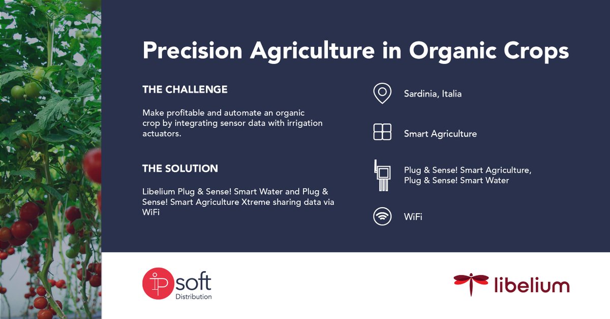 IPsoft_SA's tweet photo. @libelium’s Plug &amp; Sense! Smart Agriculture Xtreme and Plug &amp; Sense! Smart Water IoT devices are able to help achieve these goals by measuring essential aspects of an ecological plantation. 
 
Read more:  https://t.co/pS63nHIoMC

#OrganicFarming
#IoTTechnology
#PrecisionFarming https://t.co/6VJNnpm6sF