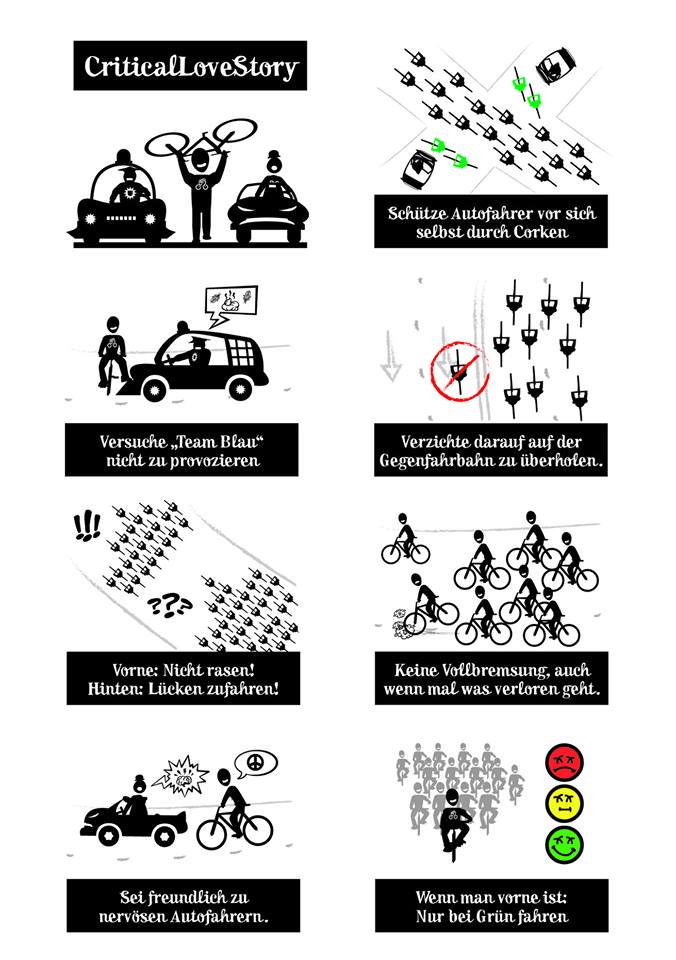 Jeden letzten Mittwoch 17°° Schillerplatz.  Wir fahren eine lockere Runde durch CB, um Verkehrsordnungskonform auf die Rechte und Bedürfnisse der Radfahrenden hinzuweisen.  Wir behindern nicht den Verkehr.  Wir sind der Verkehr.
Nach §27 StVO #citiesforthepeople #mehrplatzfürsrad