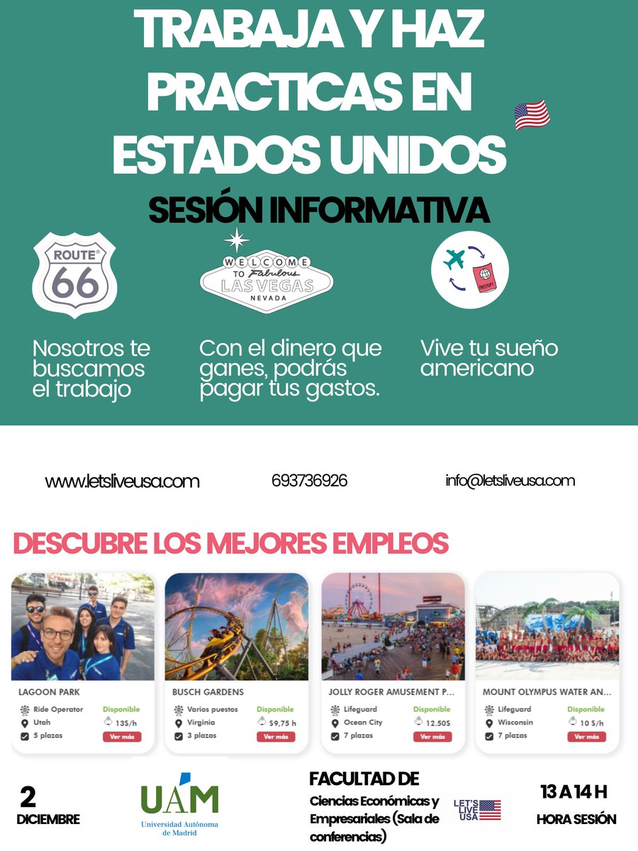 Lugar y hora: el jueves 2 de diciembre, en la Facultad de Ciencias Económicas y Empresariales, de 13:00 a 14:00, en la Sala de Conferencias.