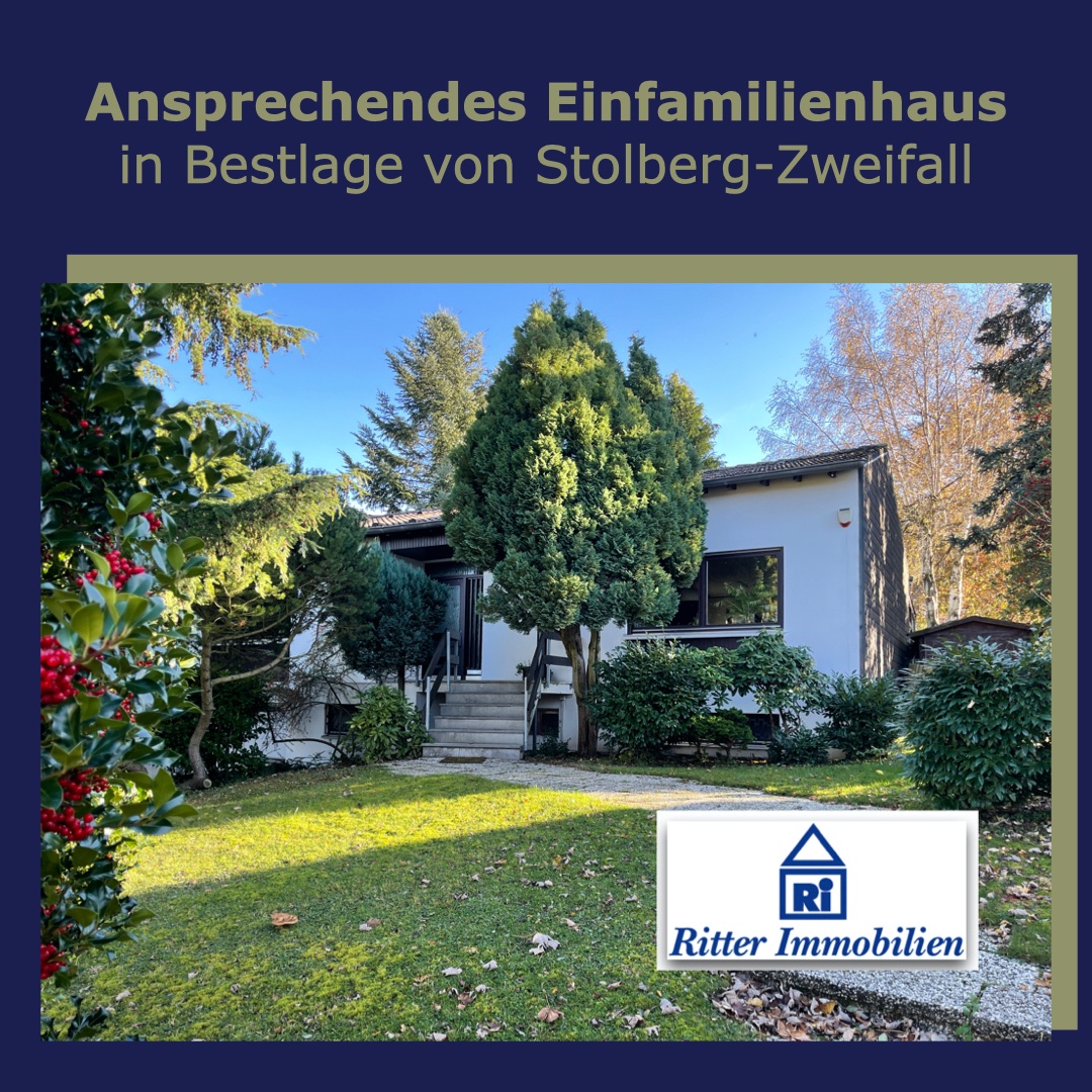 In naturverbundener Lage, gepflegtes Einfamilienhaus mit großem Garten und Garage  ... mehr auf ritterimmobilien.de