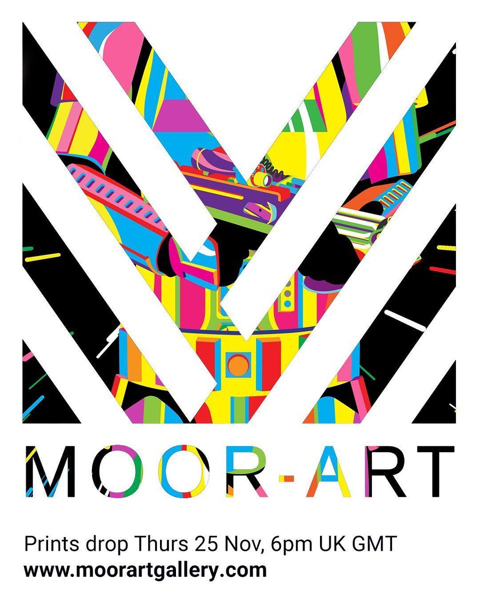 I'm very excited to announce I have an officially licensed Star Wars print drop (2!) with <a href="/MoorArtGallery/">Moor-Art Gallery</a> tomorrow! This is a little sneak peek...

These follow on from a series started years back using bright block colours to hug your eyeballs.

Full reveal tomorrow/drop at 6pm.