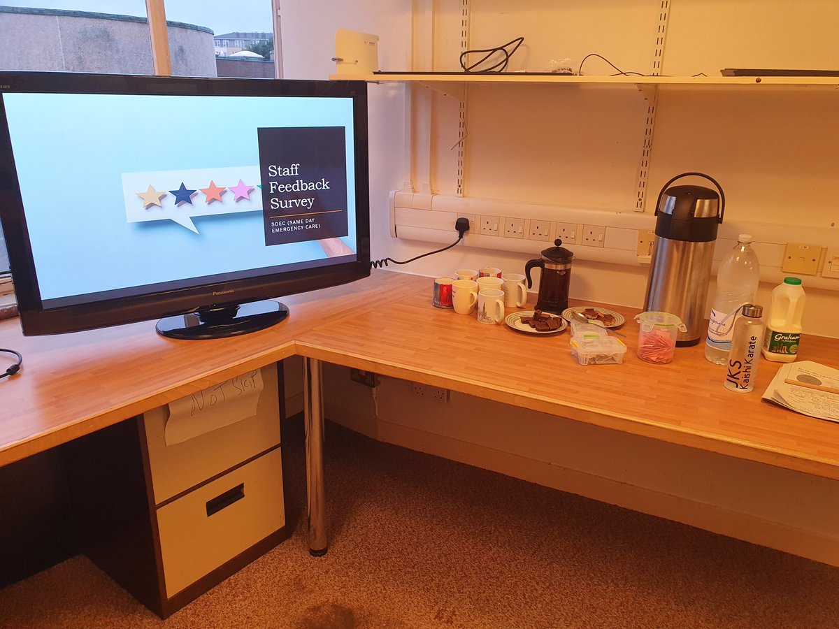 All ready for the staff feedback presentation this morning! 

Constantly striving to improve as a team. Turn out was fantastic, and looking at some really positive ideas. 

#sdecteam #sdecstaff