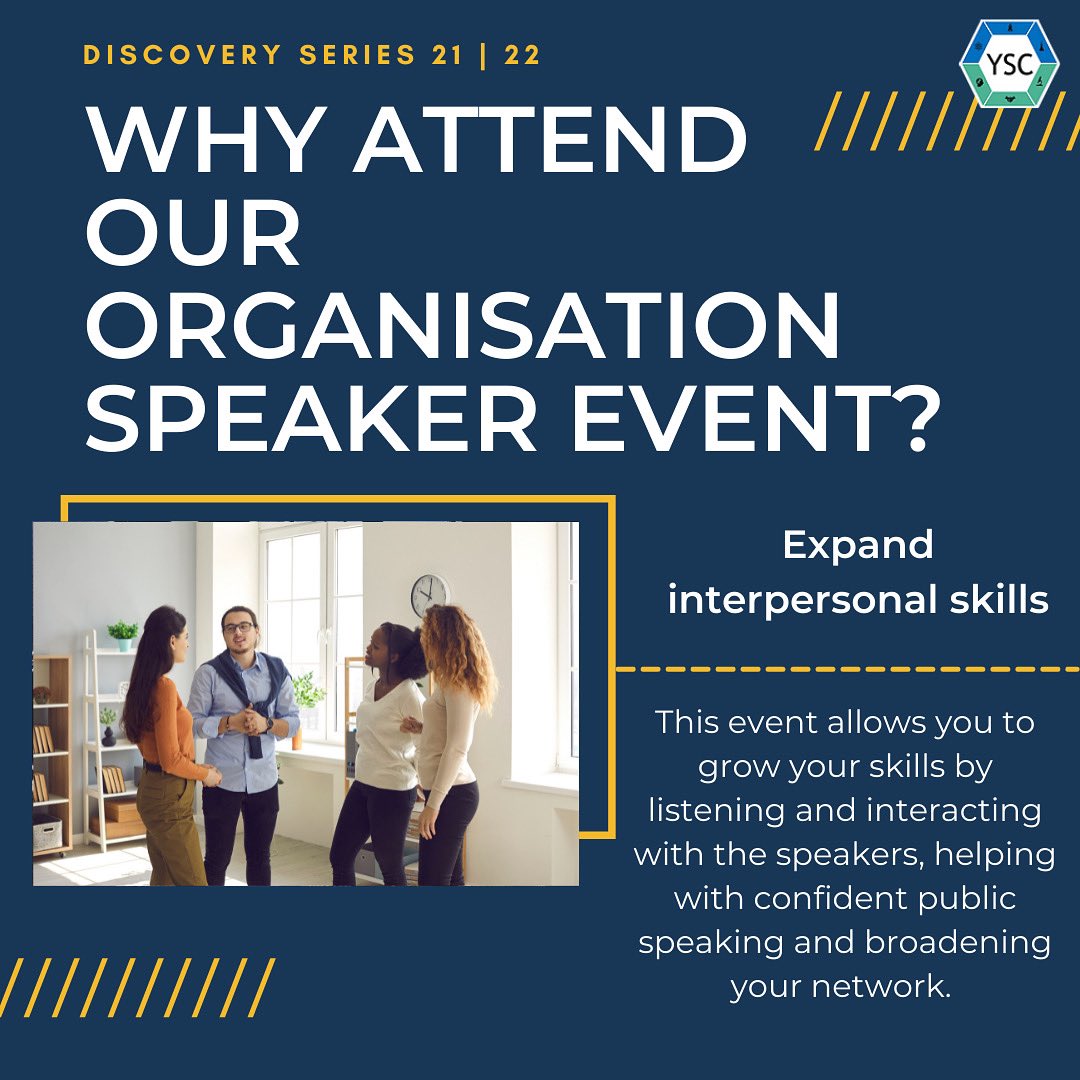 YorkSciCon's tweet photo. Expand your interpersonal skills by attending our event TOMORROW at 6pm!
Please use the following link to join:
https://t.co/CaYzQnM9hF https://t.co/hGIAQHS0iJ