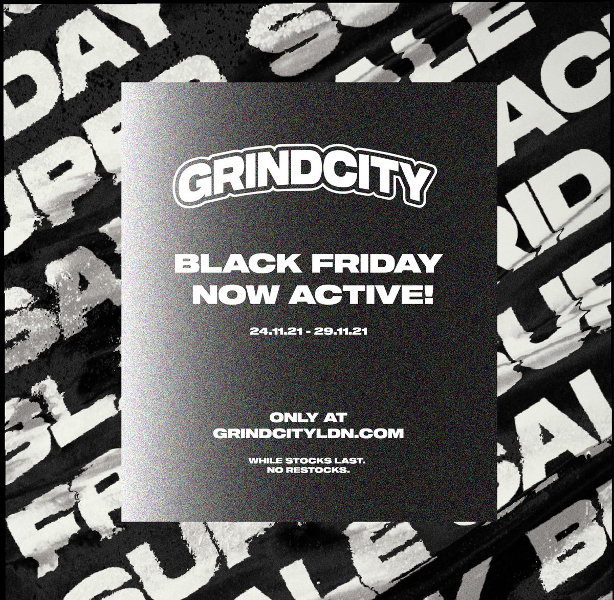 GrindCityLdn's tweet photo. Black Friday at Grind City Starts NOW!
https://t.co/05wjQ4YDVl https://t.co/zSHjHmR4sH