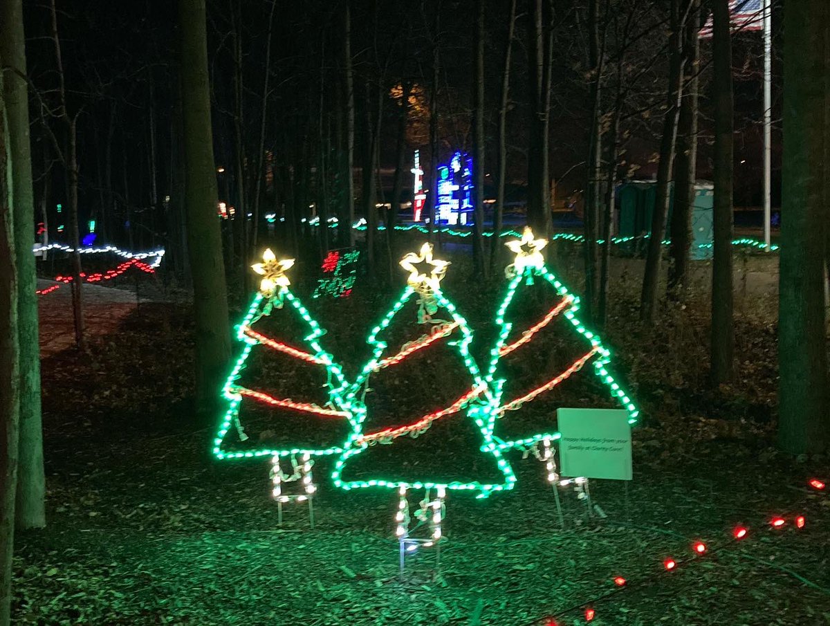 The Fox Cities Festival of Lights starts on Friday. It’s at Darboy Community Park and features over 100,000 lights.