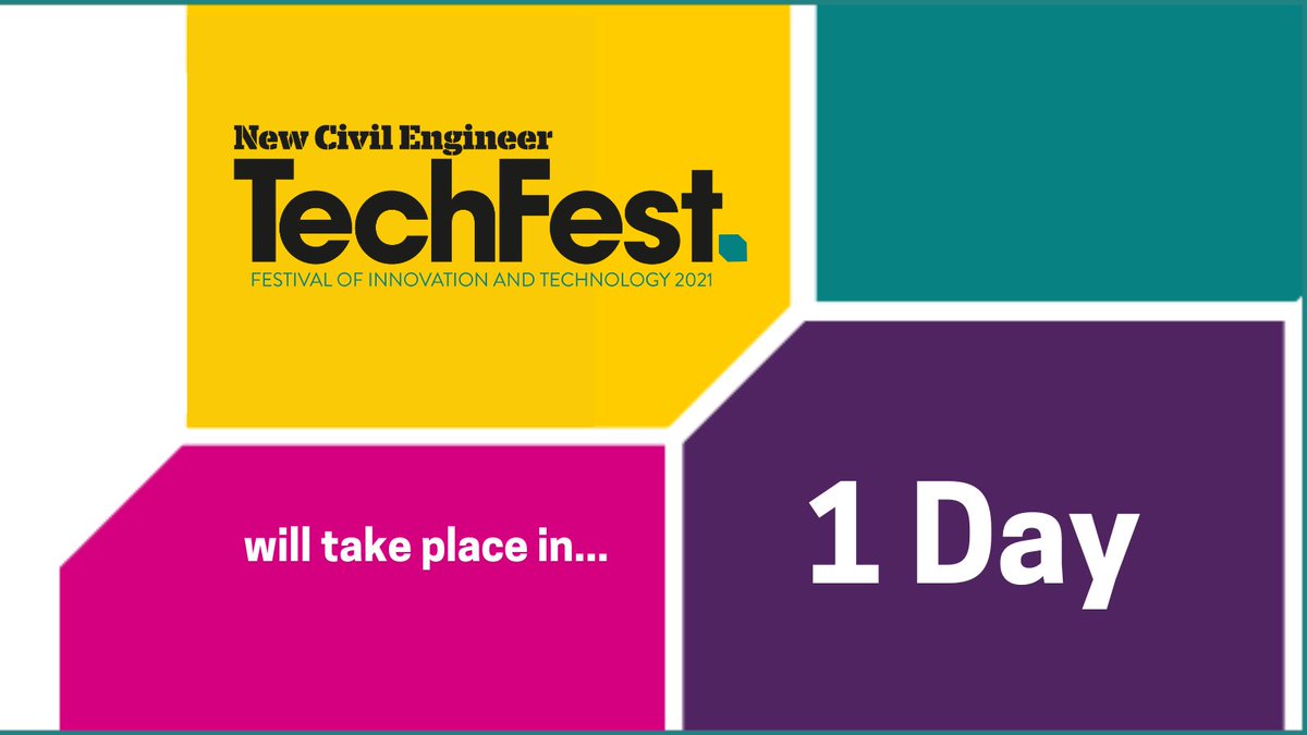 Tomorrow is the big day for #NCETechFest! We hope you get inspired by the speakers and guests and share the joy with the winners. Read the full programme details here: bit.ly/2AQ99rj #awards #innovation #techonology #festival #engineers #civilengineering
