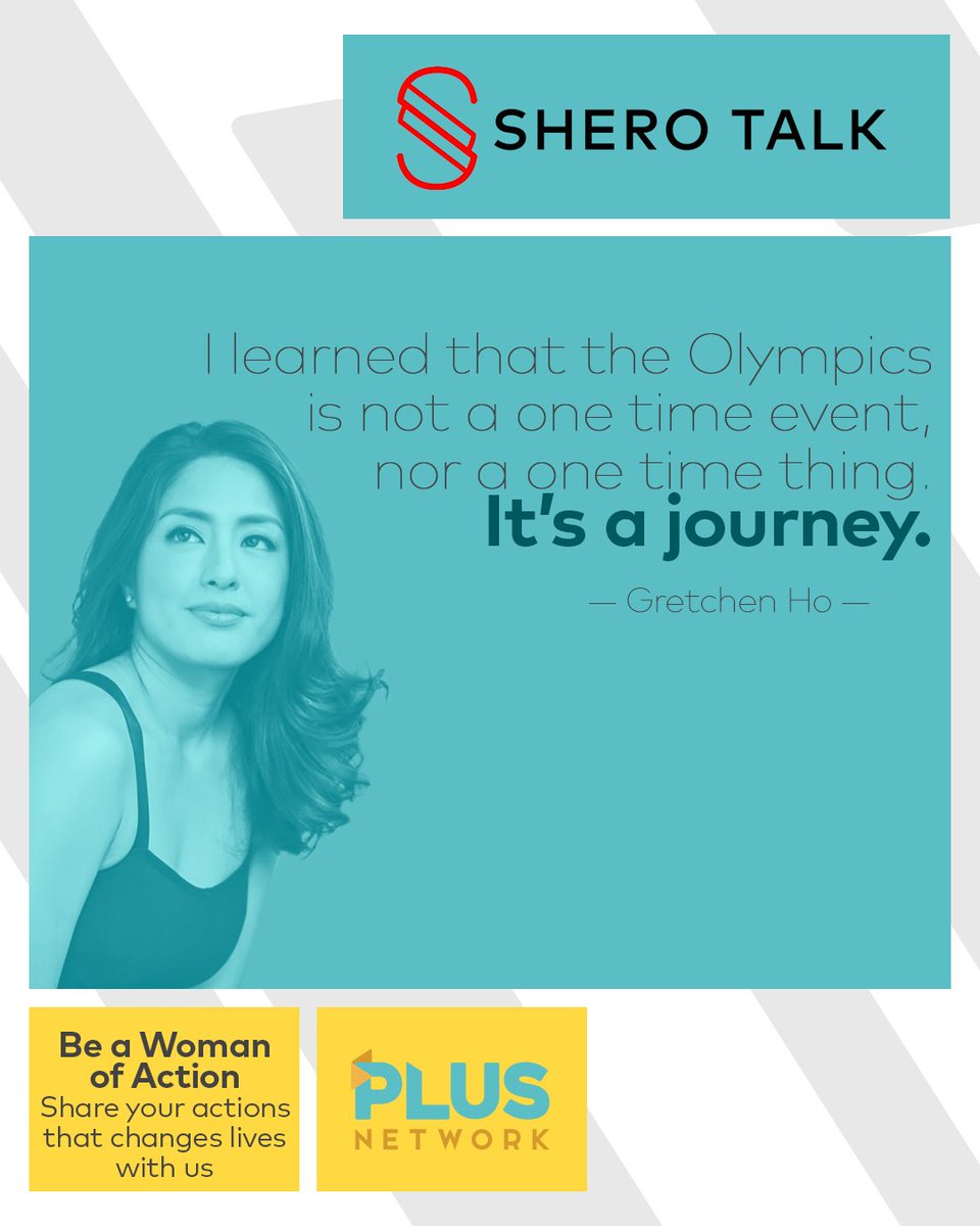 MyPlusNetwork's tweet photo. Gretchen Ho shares her inspiring story from being an athlete to being part of the Tokyo 2020 Olympics here on SheroTalk.
Catch the 2nd part of her interview on Sunday, November 8 here on Plus Network! #BeMoreBePlus #SheroTalk https://t.co/XlOsUj7KXt