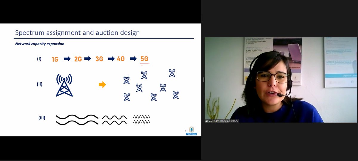 Captivated by <a href="/Zoraida_/">Zoraida Frías</a> s lesson on spectrum and auctions at our course on #5G policy challenges!
📡 Here she was explaining the 3 ways to enhance the #networkcapacity.
Did you know all of them already?