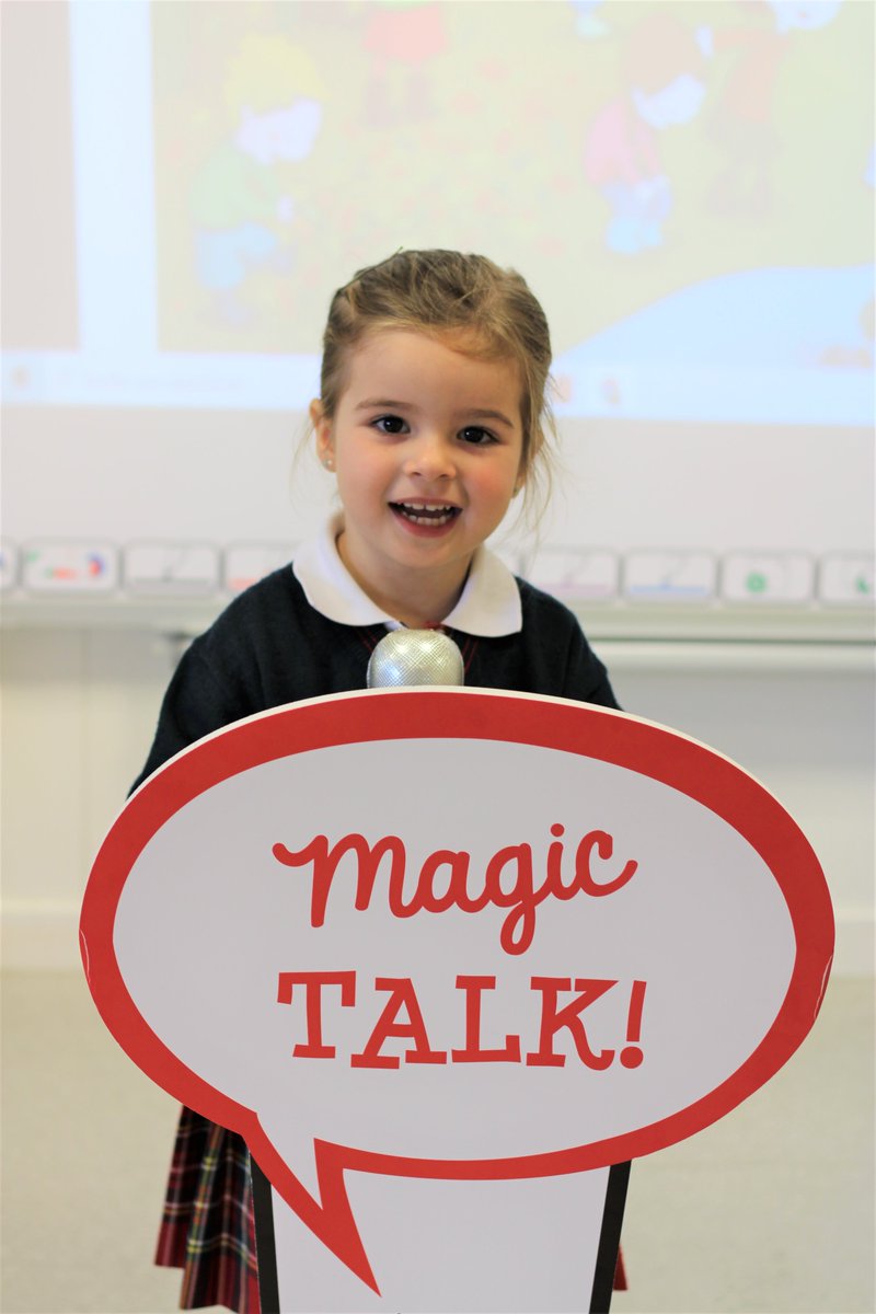 MontespinoEdu's tweet photo. Thanks to Magic Talk, we feel confident speaking in public as we recite chants, say riddles and introduce ourselves to our classmates! #LearnEnglish #Coruña #Oratory #bilingualschool #LearnPlaying #MagicTalk https://t.co/CaBO7WDsxR