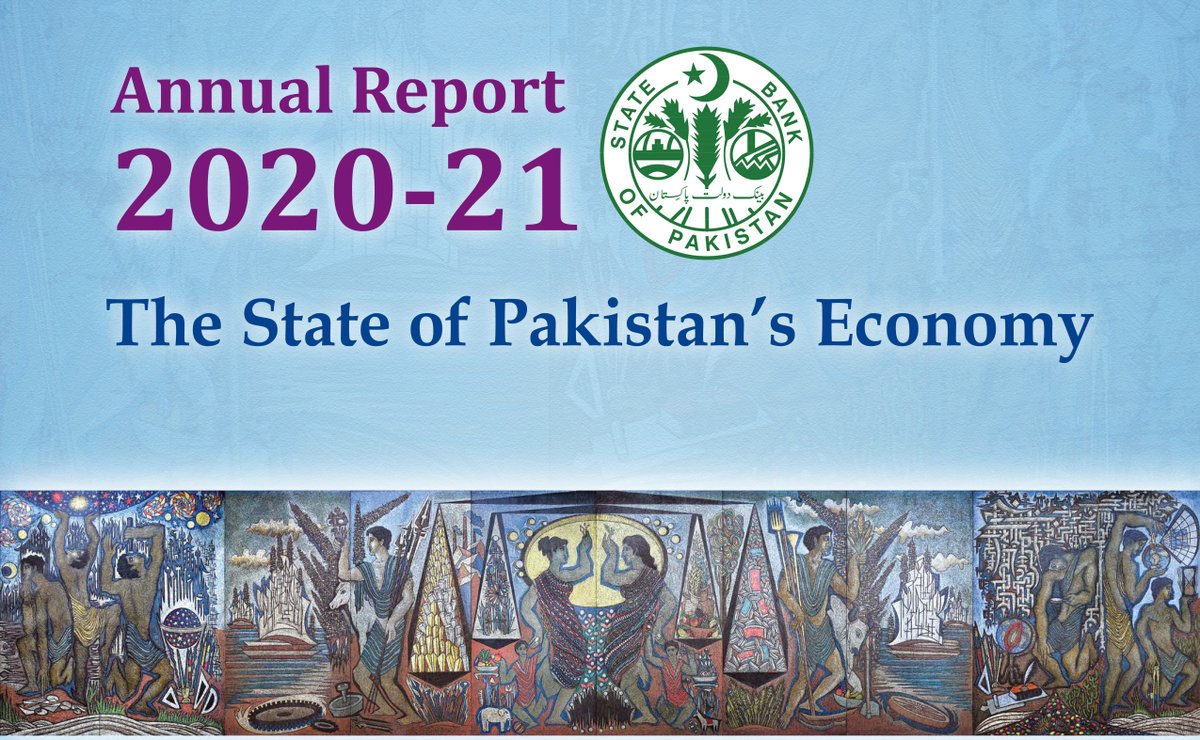 StateBank_Pak's tweet photo. #SBP submits to Parliament its Annual Report on State of Pakistan’s Economy for FY21. It finds that a well-coordinated policy response to Covid enabled a strong rebound in growth, without compromising macroeconomic stability. See
https://t.co/lupYU54Yqg
https://t.co/ws9KDJM9cd https://t.co/XllvASR1xb