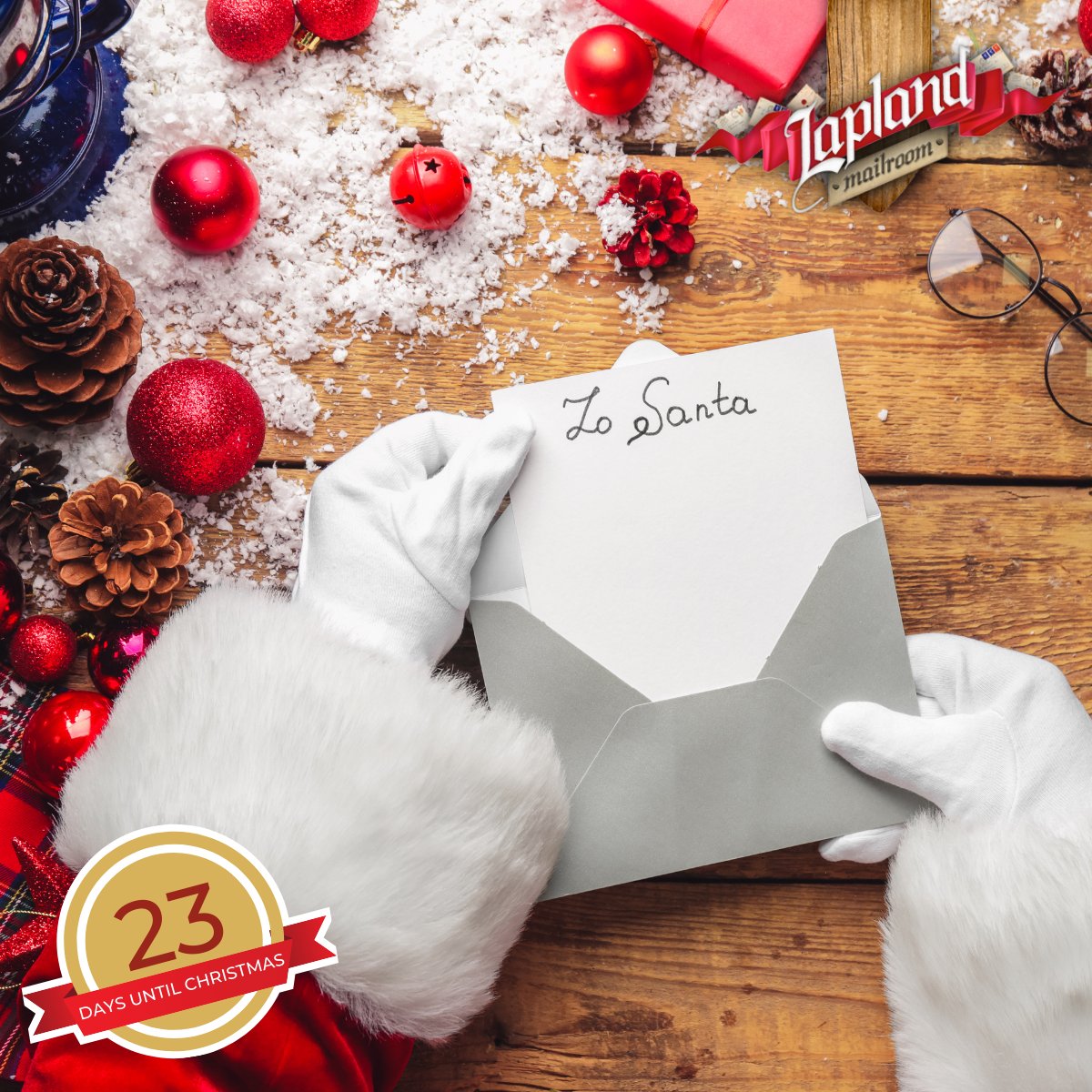 The Lapland Mailroom is a flurry of activity with letters being sent to children all over the globe! Have you ordered your personalised letter from Santa yet? Order today for a swift despatch!

#laplandmailroom #santaletter #letterfromsanta #letterfromfatherchristmas #christmas