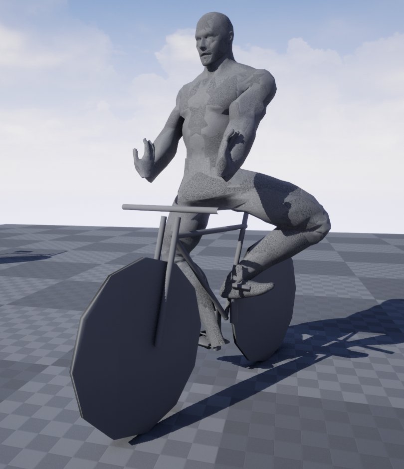 speuzer's tweet photo. my #UnrealEngine control rig experiment is going GREAT https://t.co/DjLvew3lll