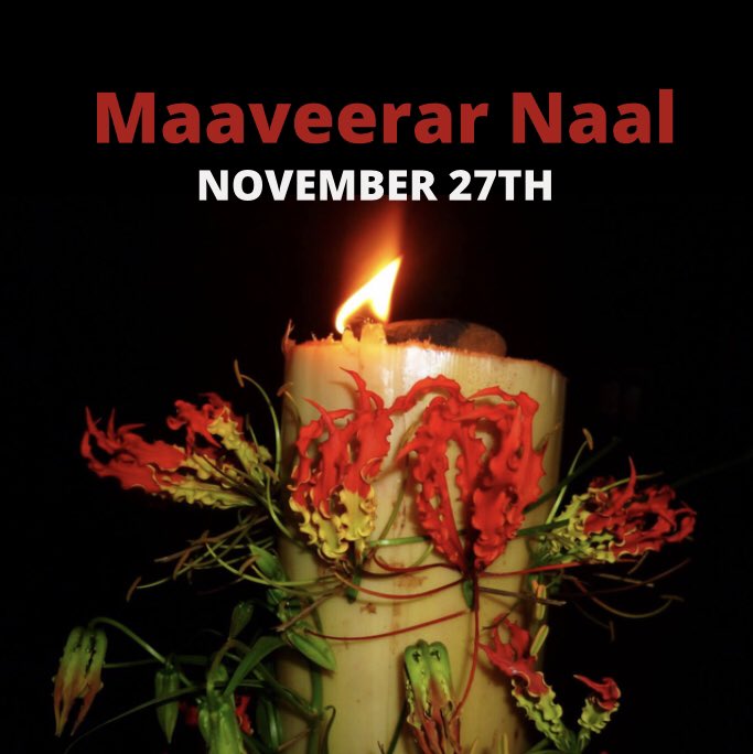 FMMTSA's tweet photo. Hey McGivney! As Maaveerar Naal approaches, we recognize that this is a difficult time for many Tamils as they remember the lives lost for Tamil Eelam during the Sri Lankan Civil war. Here's a post about the importance of this day. Stay tuned for more posts this week! @FMMtweets https://t.co/I2SgVQBjx4