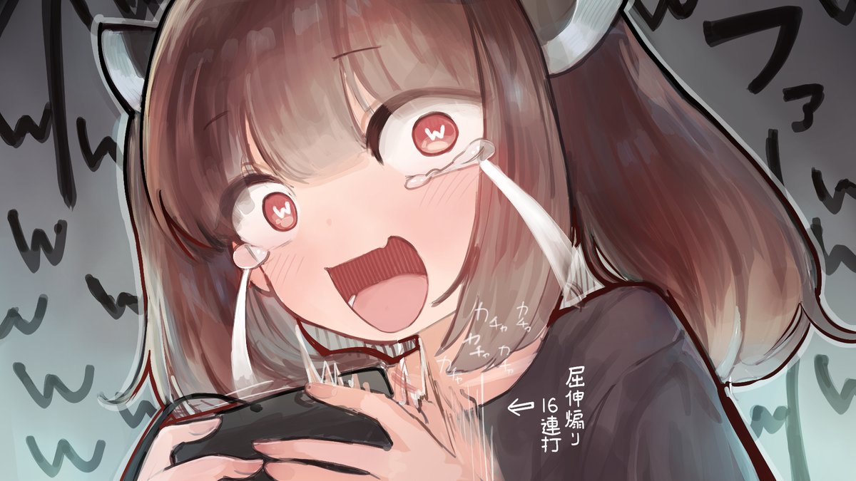 touhoku kiritan 1girl solo brown hair controller game controller tears black shirt  illustration images