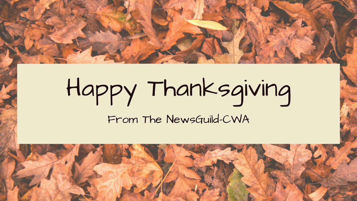 We’re thankful for journalists, the unblinking eye who tell the stories of their communities, expose injustice, protect our democracy and – despite enormous obstacles – work to do it better every day. And we’re thankful for the readers who make it all worthwhile.