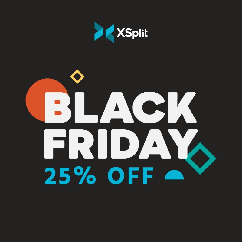 xsplit's tweet photo. Our Black Friday Sale is here! Upgrade to XSplit Premium and get 25% off your purchase for LIFE. Available for all licenses and durations for a limited time only.

Use 'bf25' on checkout or go here: https://t.co/H3MAwya9XQ