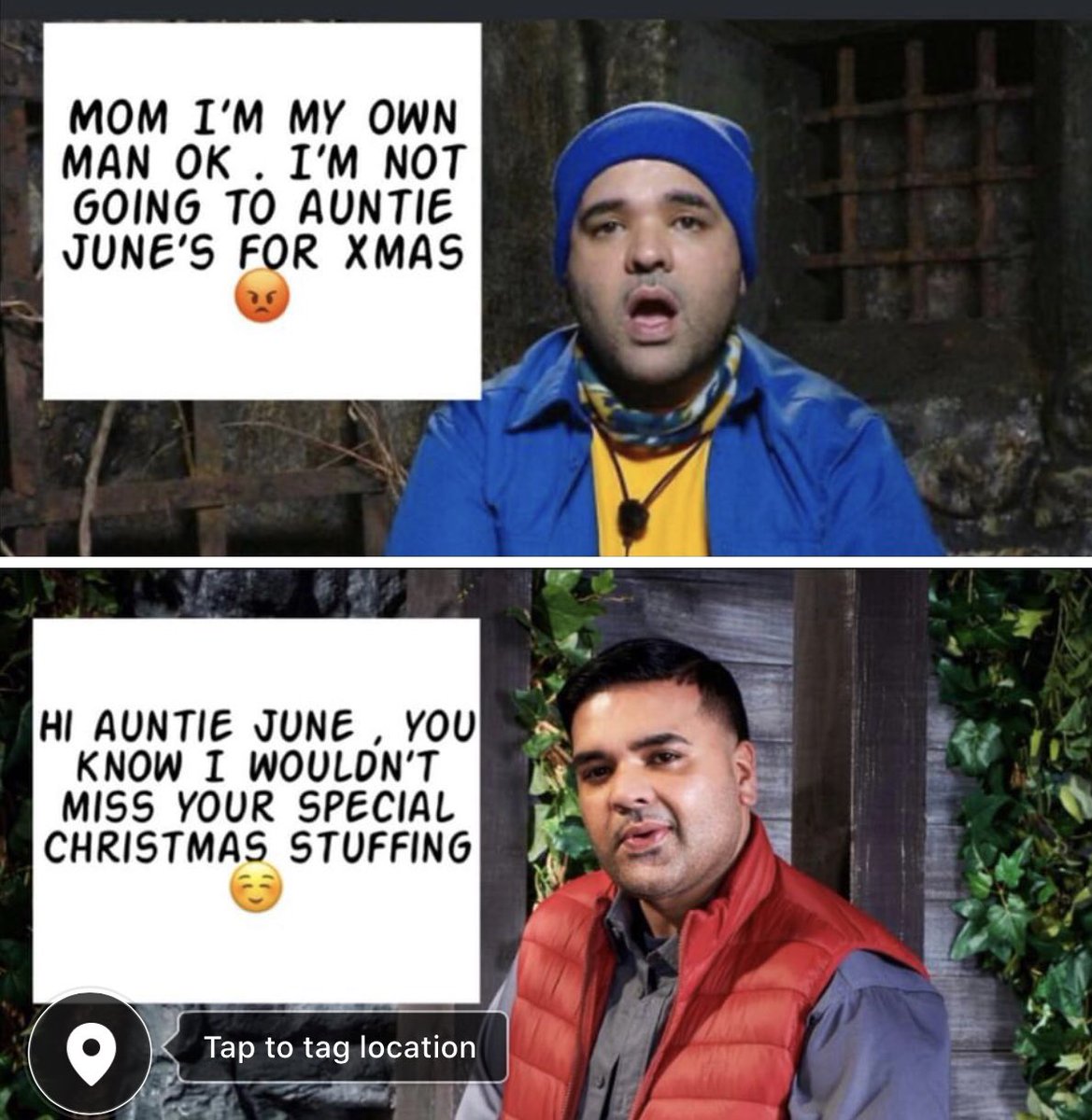 JohnnyCahill3's tweet photo. Even Naughty boy does what he’s told ! #imaceleb https://t.co/4NgDfQu0kC