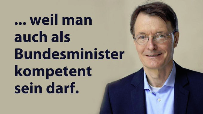 #wirwollenKarl damit die Pandemie endlich aktiv bekämpft wird. Weil <a href="/Karl_Lauterbach/">Prof. Karl Lauterbach</a> einfach die Kompetenz hat und sich in der Pandemie sehr verdient gemacht hat.