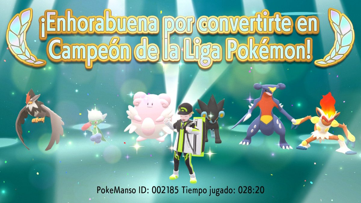 PokeManso's tweet photo. Fin #PokemonPerlaReluciente #NintendoSwitch https://t.co/bcq4nyNwEX