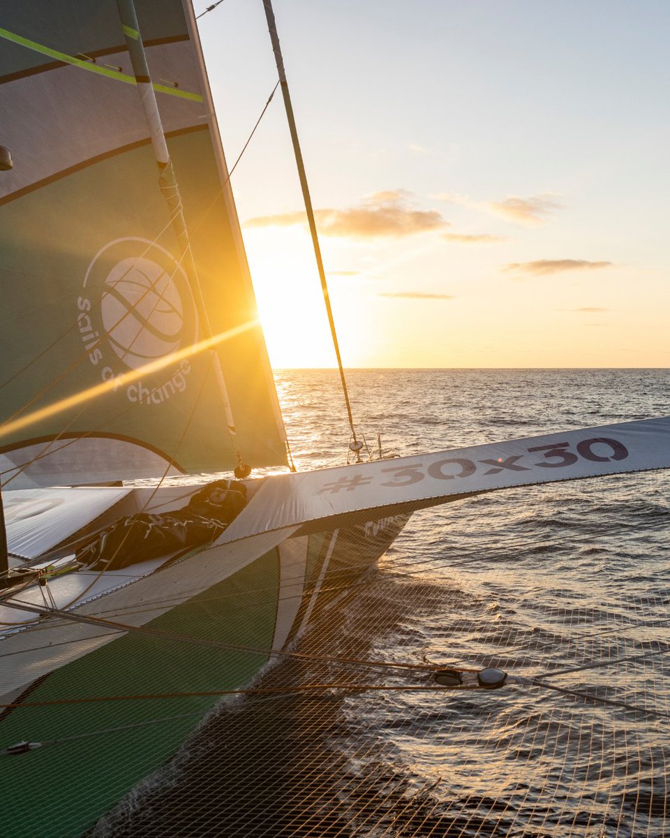 sailsofchange's tweet photo. Standby update: CODE 🟢
We are planning to start our attempt of the Jules Verne round the world sailing record tomorrow, with a departure from our homeport in La Trinité-sur-Mer in the morning, before crossing the starting line in Ushant.
#Embarkwithsailsofchange #30x30 https://t.co/7IIRTlMpSf
