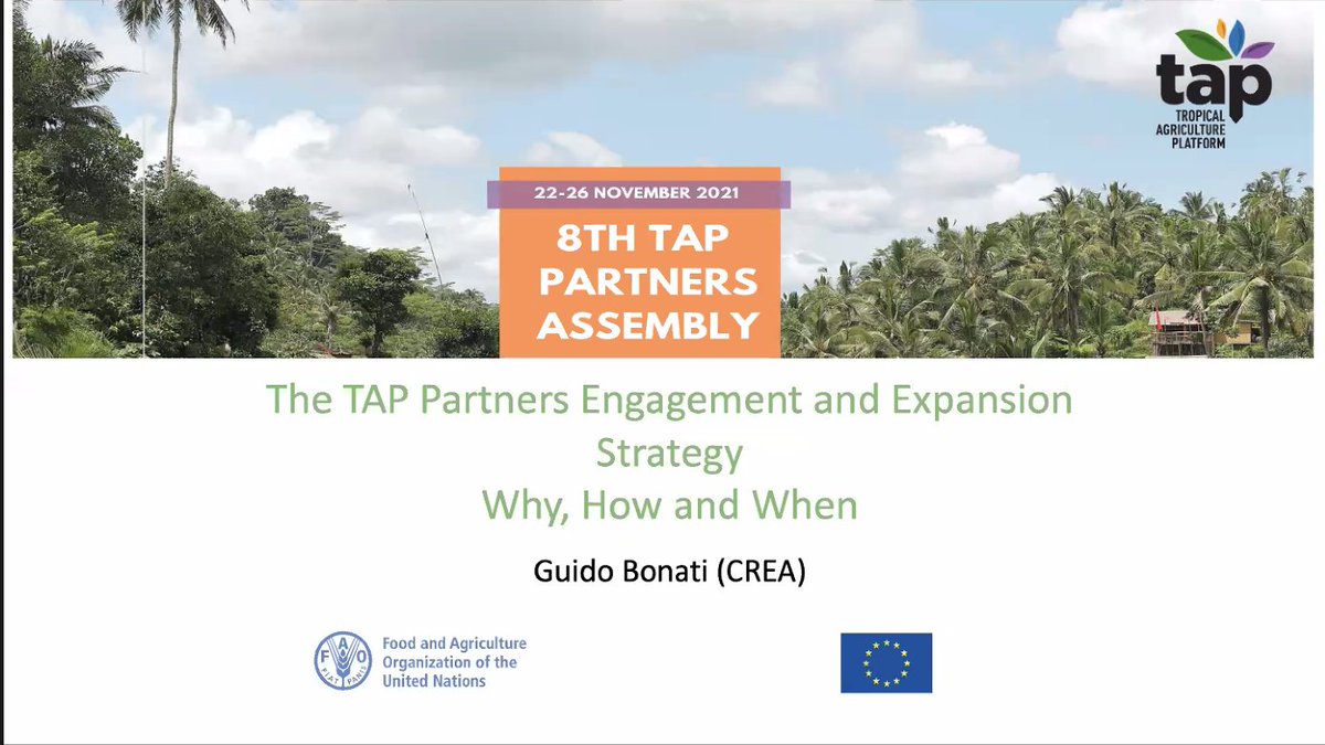 TAP_G20's tweet photo. Guido Bonati from @CREA_Ricerca reflects on what it means to be a TAP partner and how to strengthen the #TAPcommunity and future #engagement activities
#collaboration #capacitydevelopment
#TAP_PartnersAssembly https://t.co/vA7Vbd6D0f