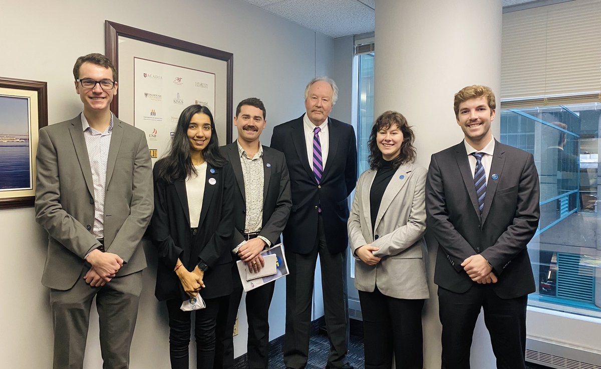 Thank you to Peter Halpin, Executive Director <a href="/AAU_AUA/">AAU_AUA</a> for meeting with us today! 

We appreciate the support for International MSI, Student Housing and Work-Integrated Learning. #snsadvoweek #nspse #nspoli