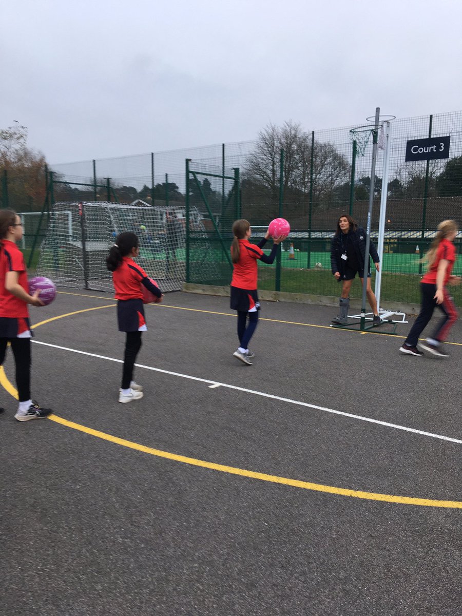 Yr 6 practicing their shooting skills