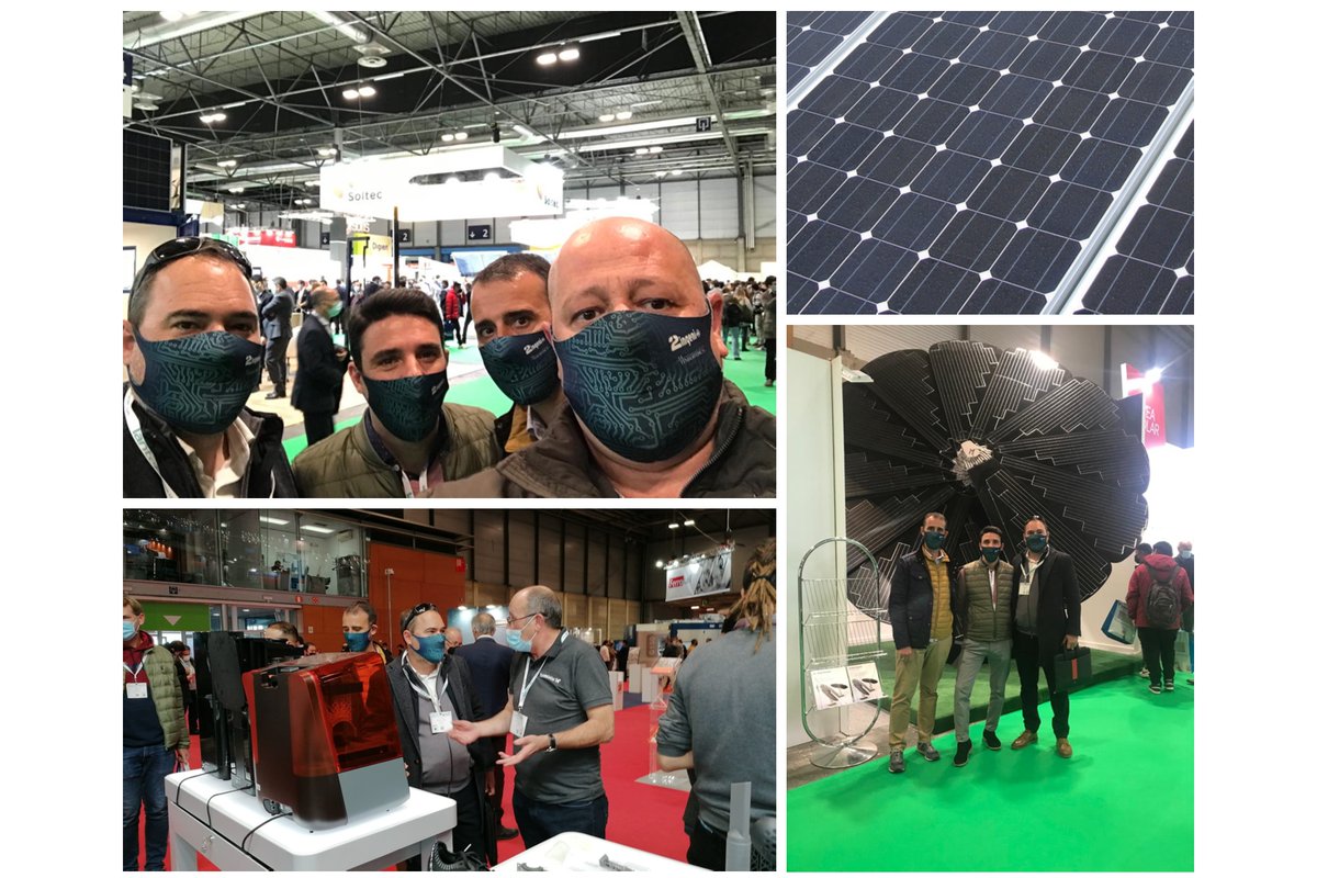 dosingenio's tweet photo. Siempre observando las novedades tecnológicas. El equipo de 2io de visita en GENERA y METALMADRID 2021. https://t.co/FWWNttfaA9