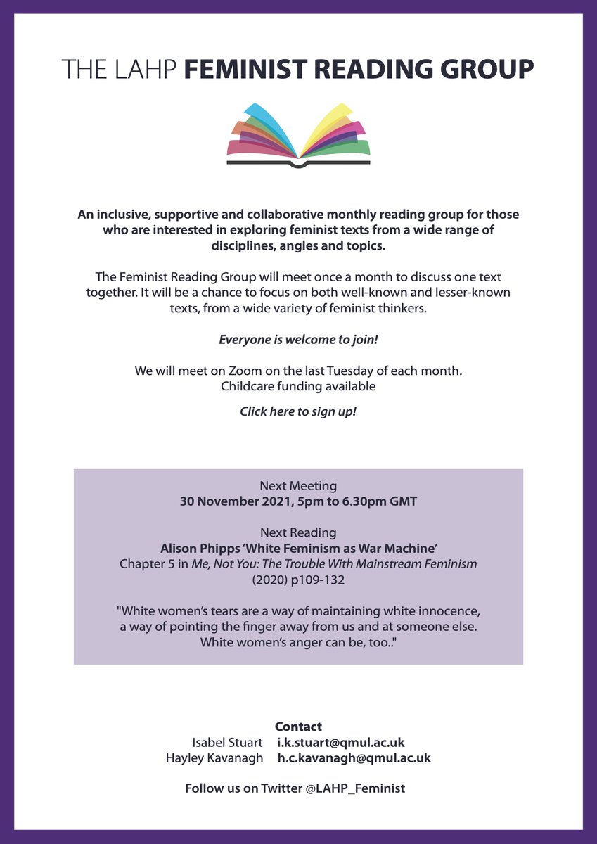 LAHP Feminist Reading Group tweet media