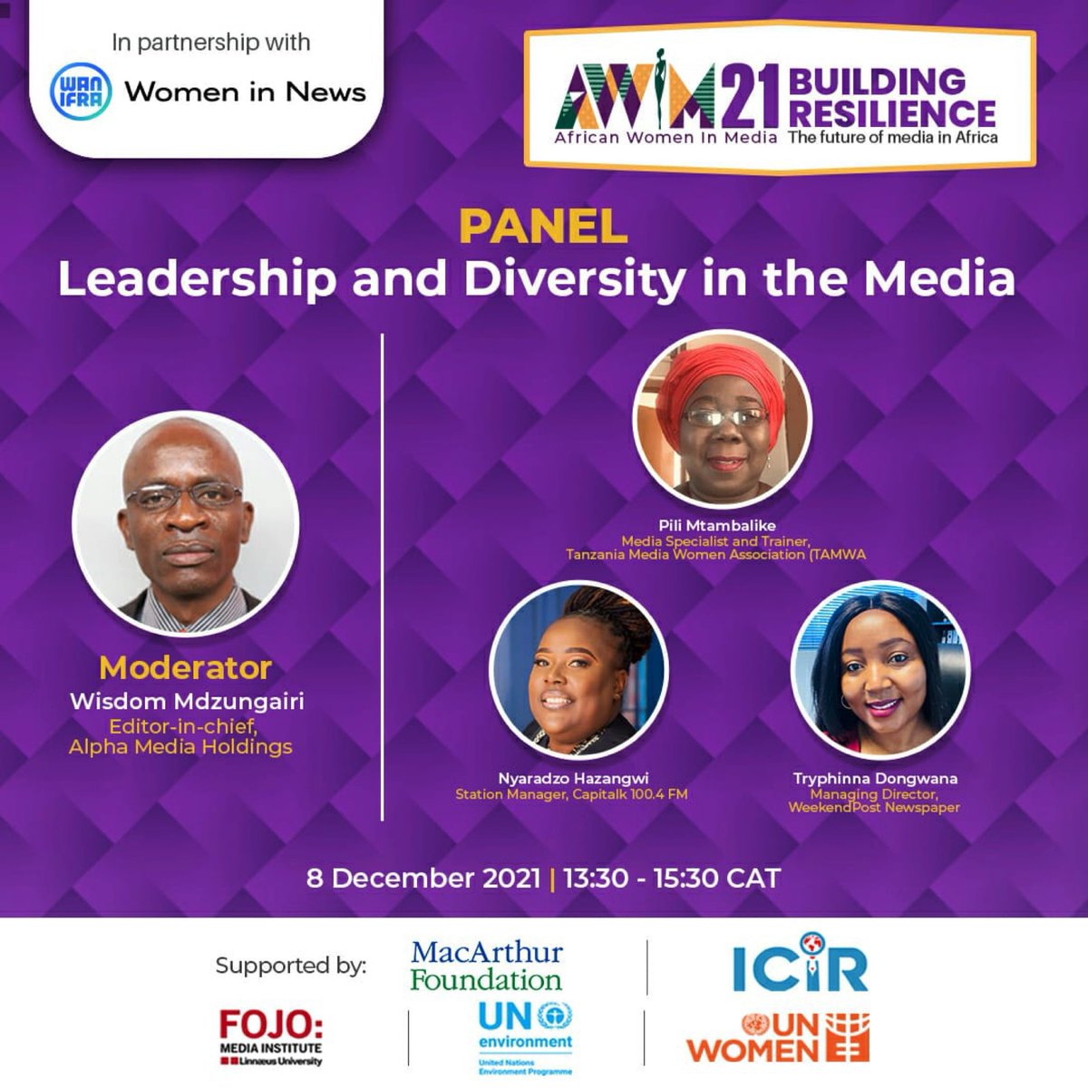 Register and learn from experienced team 👇africanwomeninmedia.com/awim21
<a href="/macfound/">MacArthur Foundation</a> <a href="/TheICIR/">The ICIR</a> <a href="/fojo_int/">Fojo Media Institute</a> <a href="/unwomenafrica/">UN Women Africa</a> <a href="/UNEP_Africa/">UN Environment Programme in Africa</a> <a href="/WomenInNews/">Women in News</a>